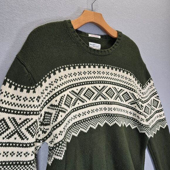 Gant Rugger The Jacquard Men Sweater Large Cream/Marine - Picture 5 of 11